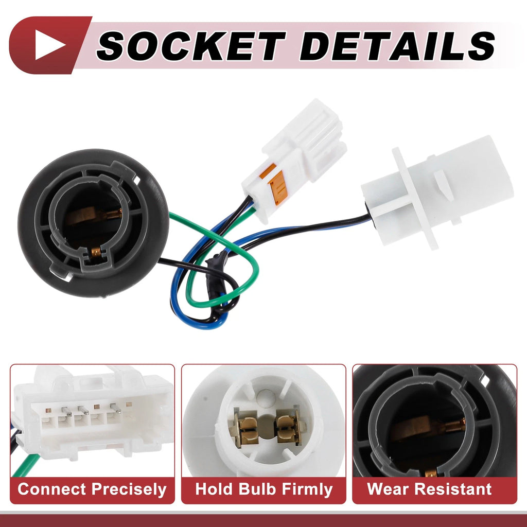 1 Pc Backup Reverse Light Socket Wiring for Kia Optima (2014–2015) No. 92452-4C500