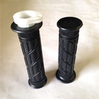 7/8" Black Rubber Spiral Hand Grips for Kawasaki Ninja 250 500 ZX6 (2008–2012)