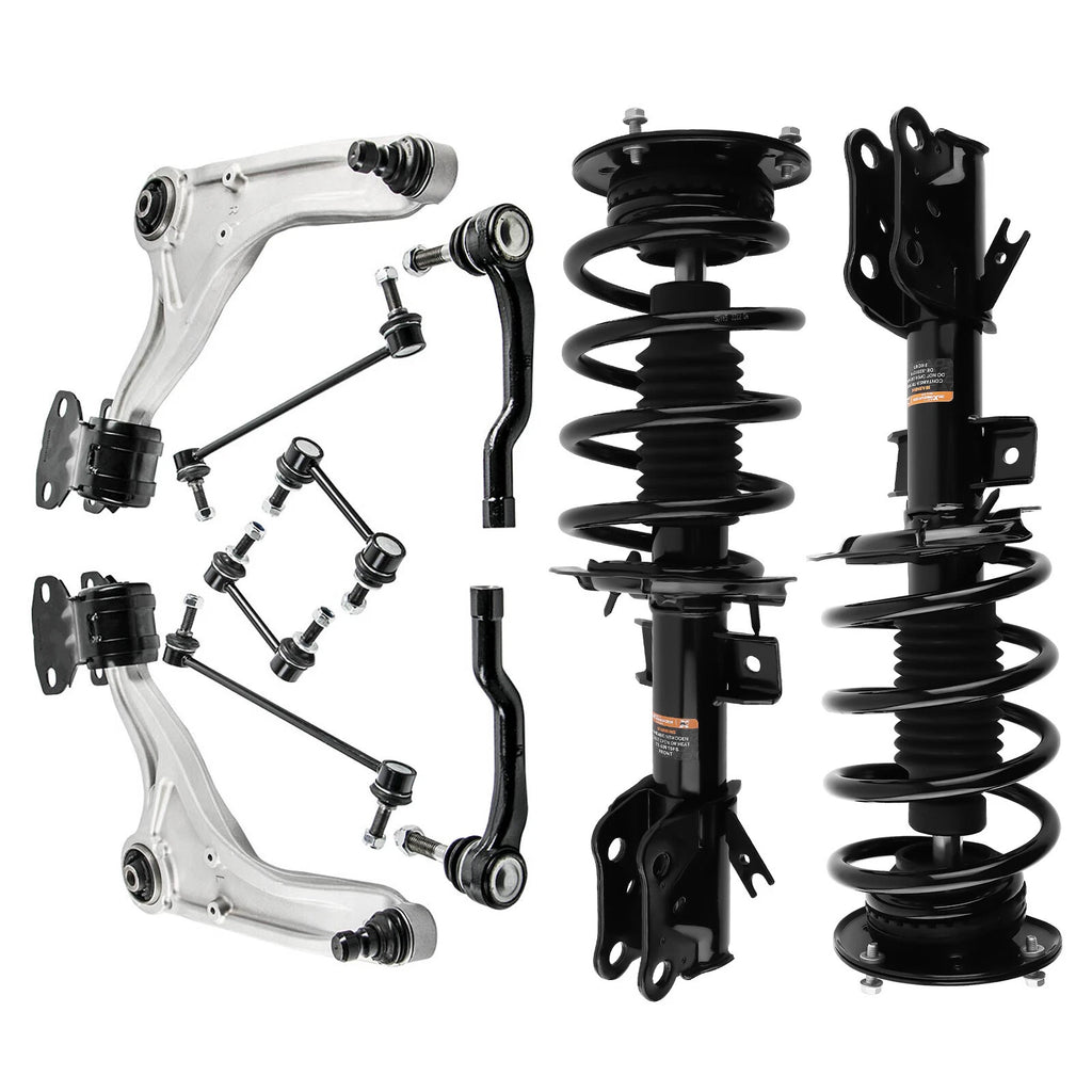 Front Complete Struts Control Arms Outer Tie Rods for Ford Fusion (2013–2020)