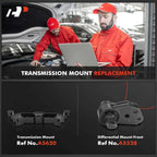 2X Differential & Transmission Mount for Jeep Grand Cherokee (2005–2010)