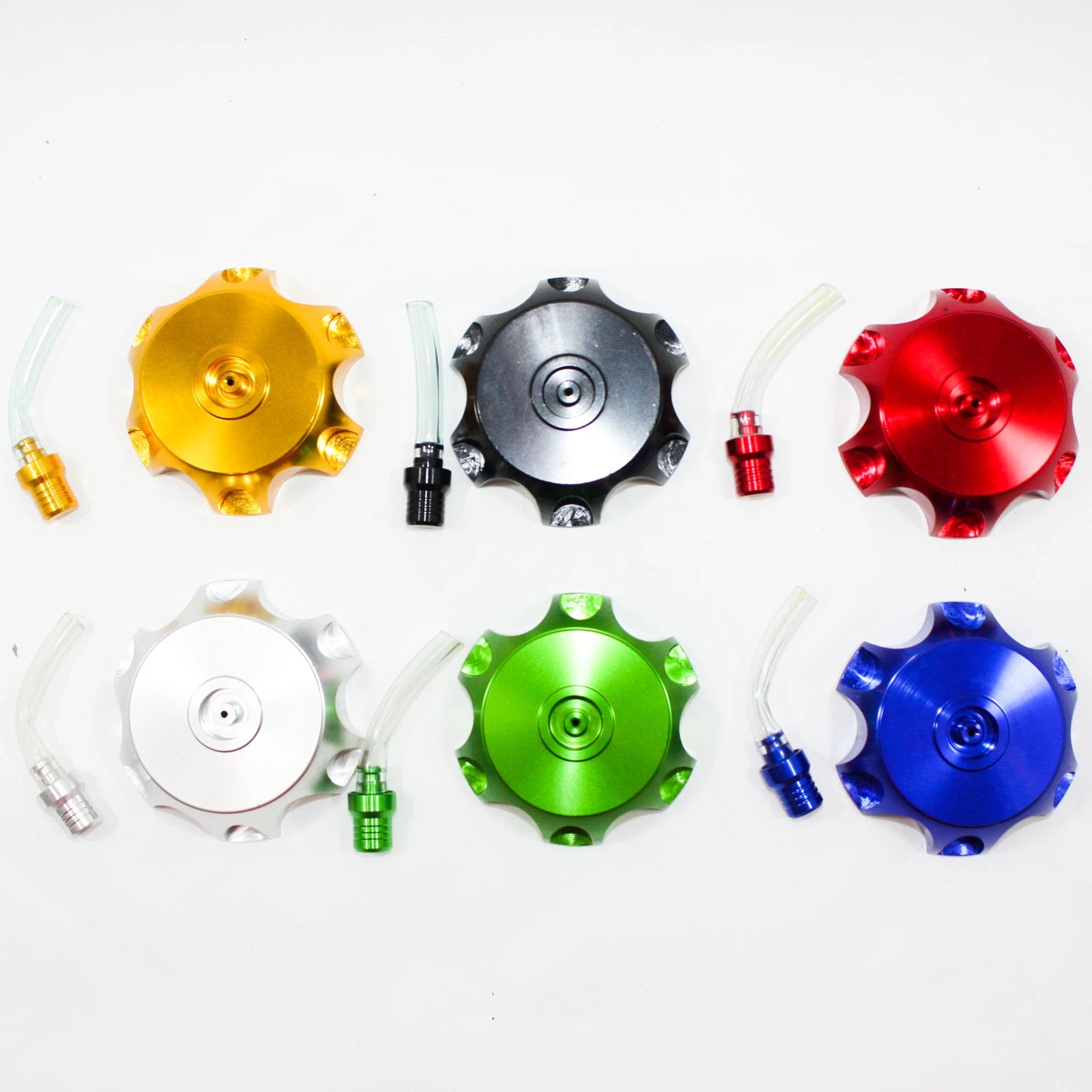 Alloy CNC Gas Fuel Tank Cap + Breather for 110cc 125cc 140cc Pit Dirt Bike