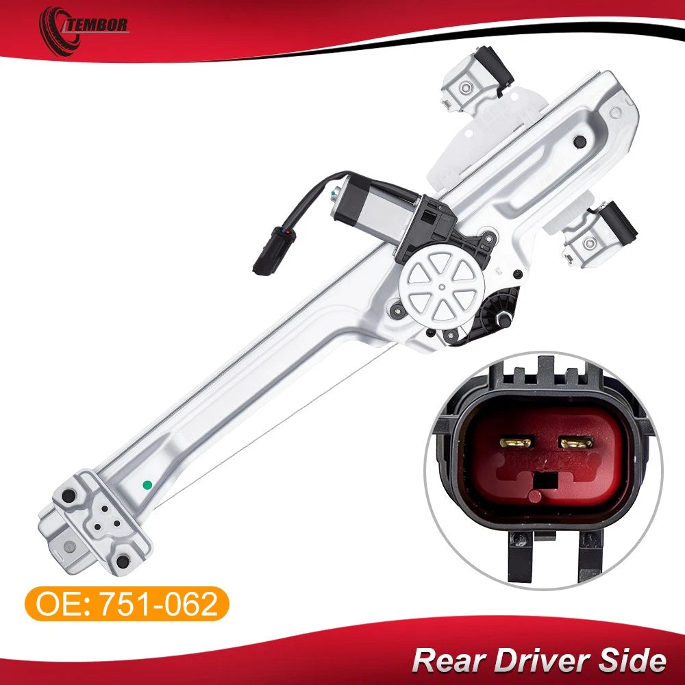 Front Left Window Regulator with Motor for Chevy Equinox GMC Terrain (2010–2011)