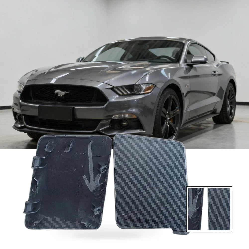 Front Tow Hook Cover for Nissan Sylphy Sentra (2012–2015) Carbon Fiber
