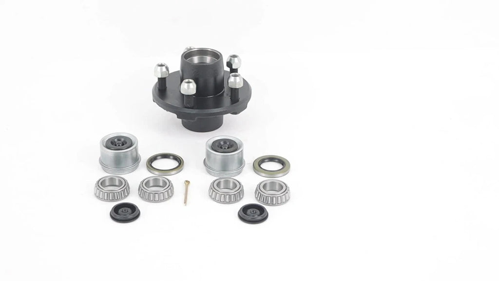 Set of 2 Trailer Hub Kits for 5 Lug Trailers (2000 lb)