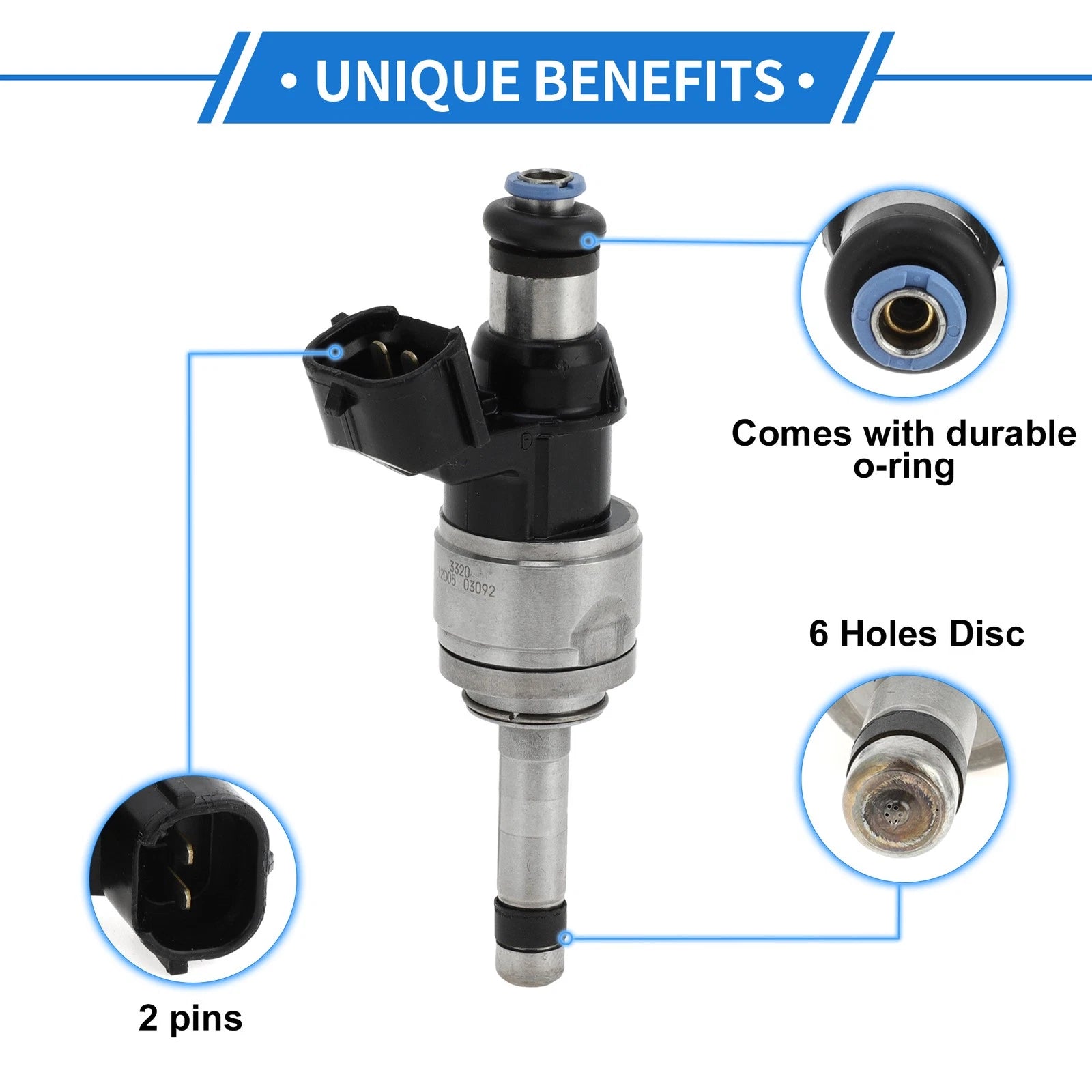 Fuel Injector No. 166005TA0B for Nissan Sentra 2.0L (2020–2023)