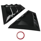 Side Window Louvers for Nissan Altima (2019–2023) Glossy Black