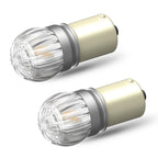2X AUXITO 1156 Amber LED Turn Signal Light Bulb for
