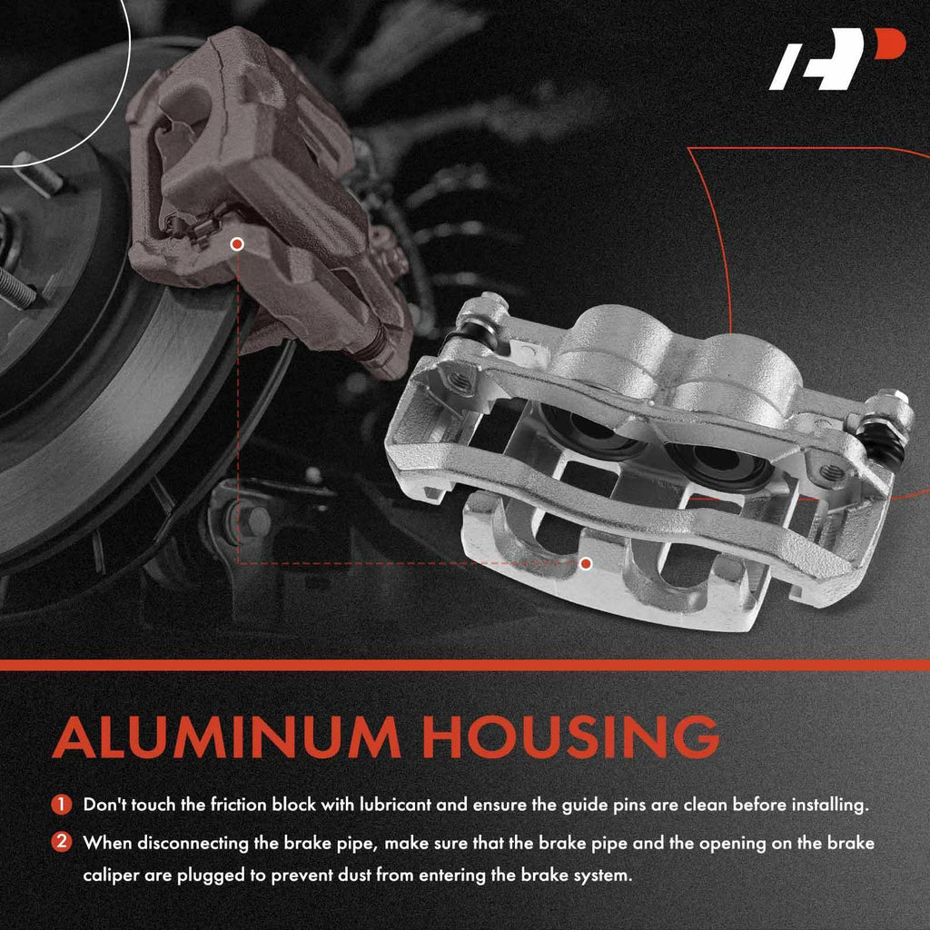 6x Front Brake Caliper & Ceramic Pad for Ford Explorer (2006-2010)