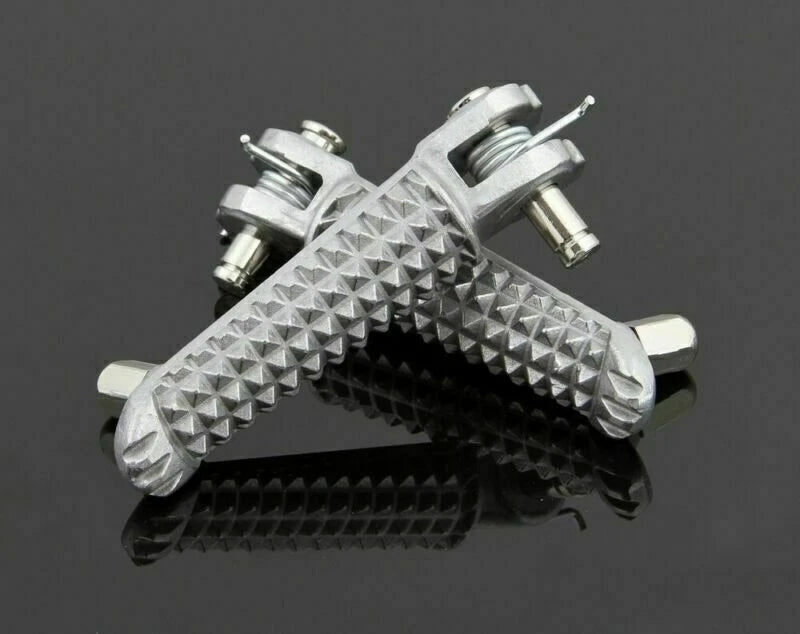 Front Bracket Footrest Footpeg Set for Yamaha R1 R6 R6S (1998–2012)