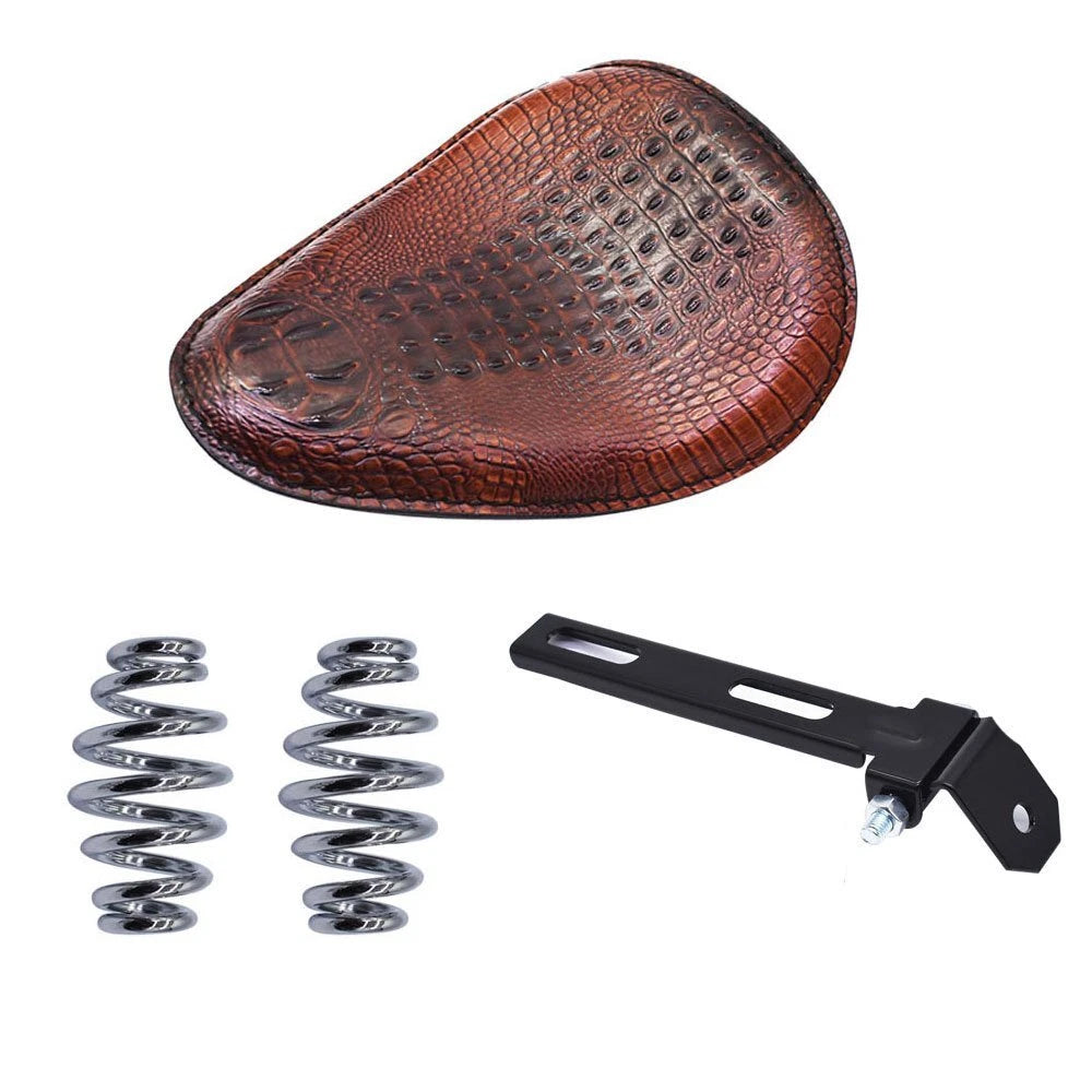 Leather Solo Seat Bracket for Honda Bobber Chopper (Year Unknown)
