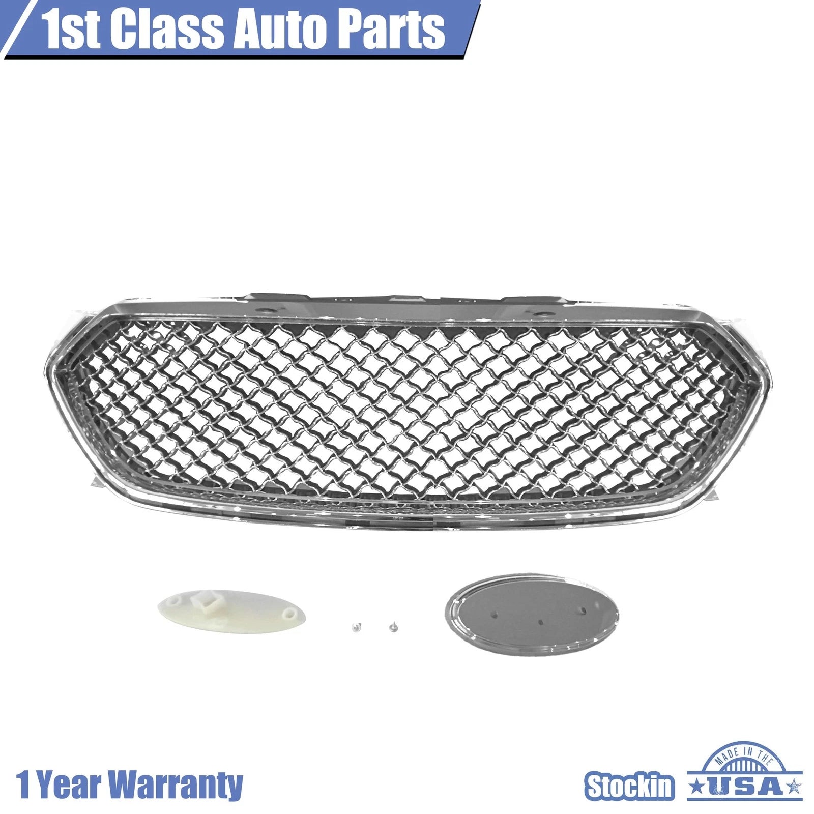Chrome Mesh Grille for Ford Taurus (2013-2019)