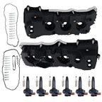Valve Cover Set for Ford F-150 3.5L V6 EcoBoost (2013–2016) w/ 6 Coils