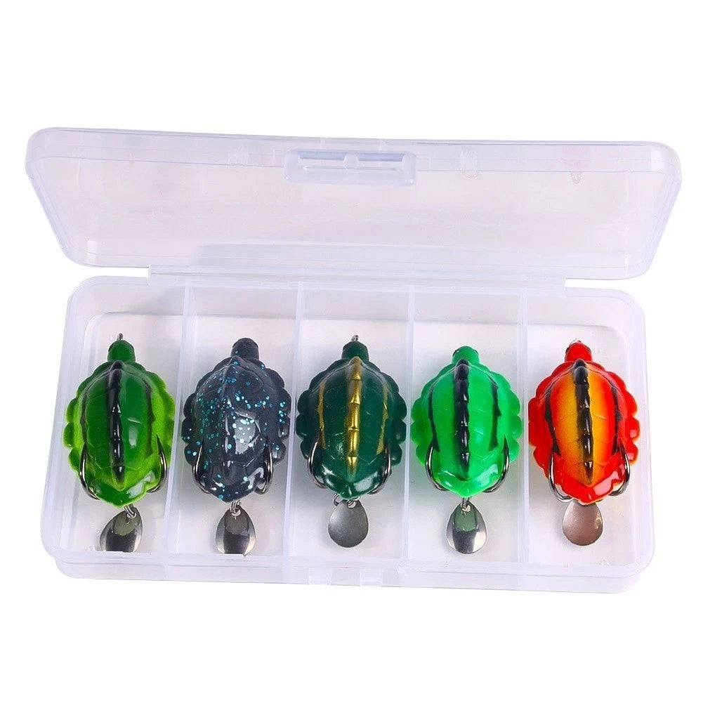Silicone Frog Lure for Blackfish Fishing (5.5cm, 13.4g)