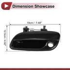 Car Exterior Door Handle for Hyundai Elantra (2017–2020) No. 826602D000 Black ABS