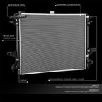 OE Style Aluminum Core Cooling Radiator for Nissan Titan XD (2016–2019) DPI 13616