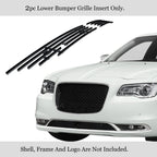 Stainless Black Billet Grille for Chrysler 300C/S (2015-2023)