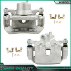Front Brake Calipers w/ Bracket for Kia Forte (2014–2018)