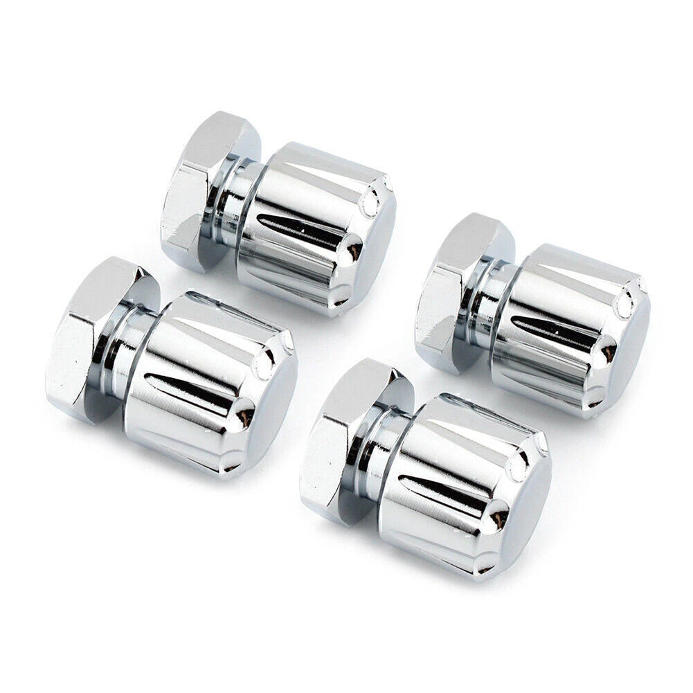 Chrome Solo Mounting Nuts Bolts for Harley Road King Road Glide Softail Fat Boy