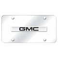 Chrome Name on Chrome License Plate - Officially Licensed for GMC