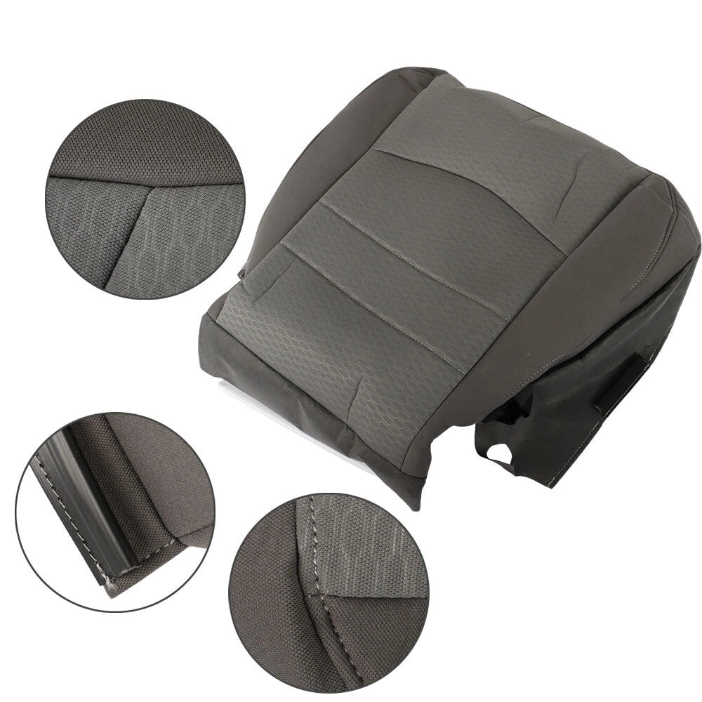 Driver Bottom Fabric Seat Cover for Dodge Ram 1500 2500 3500 (2013–2018)