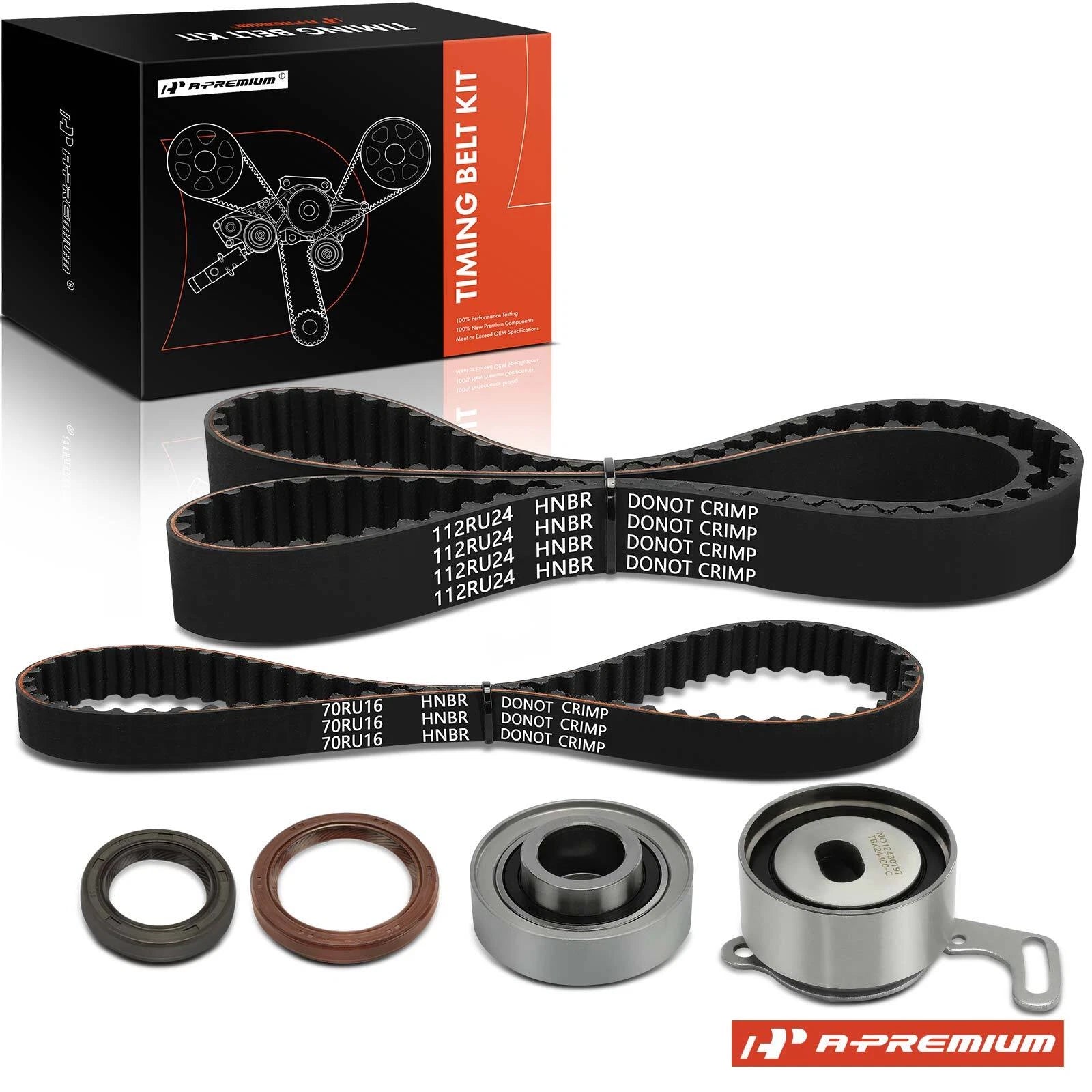 6X Timing Belt Kit for Acura CL, Honda Accord, Isuzu Oasis (1997–1999)