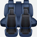 Set of 4 Leather Car Seat Covers for Toyota Tacoma (2016–2023) Blue