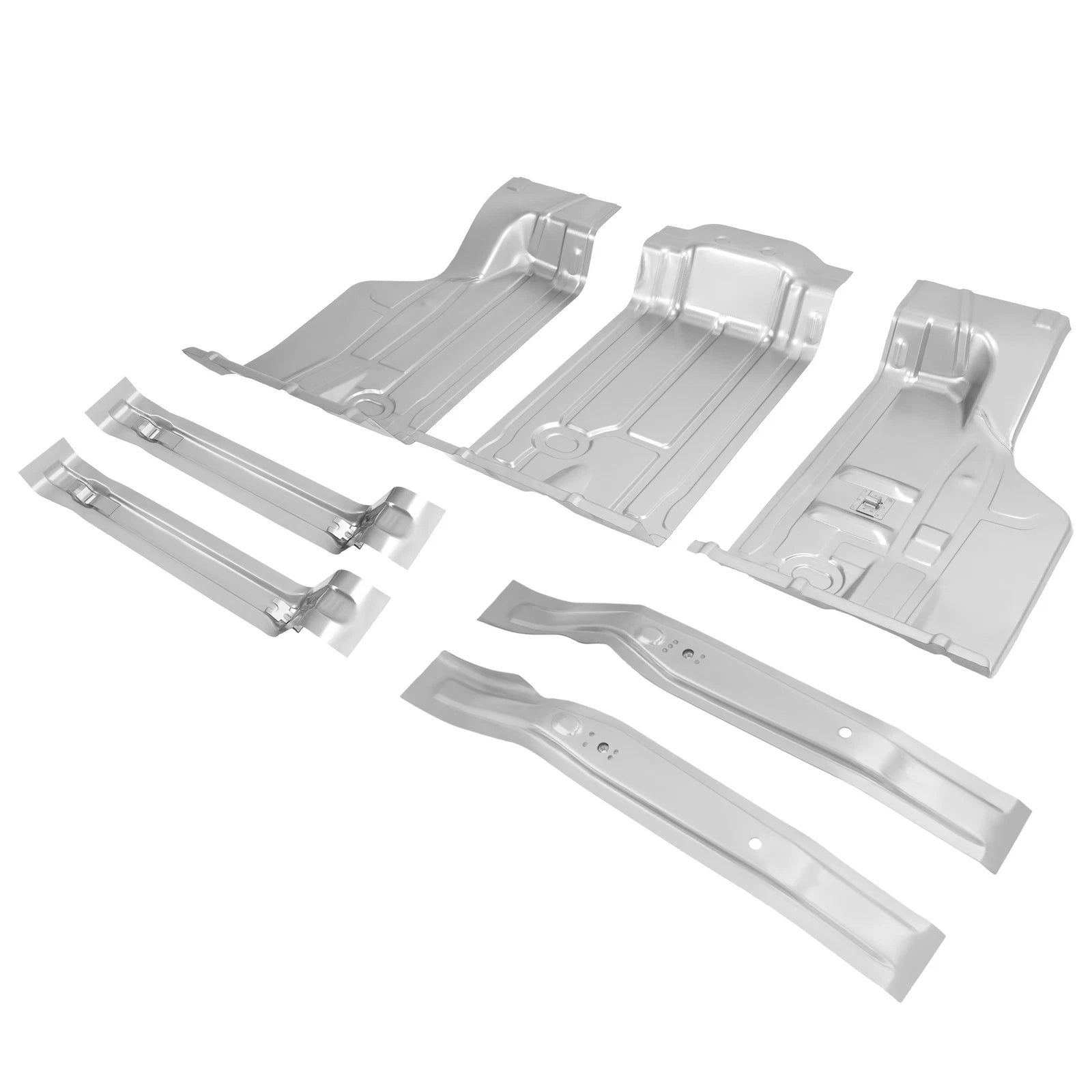 7-Piece Rear Trunk Floor Pan Panel Kit for Chevelle GTO Skylark Cutlass (1968–1972)