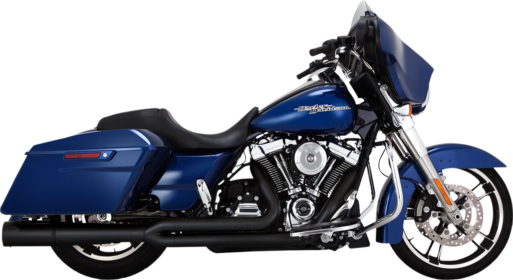 Vance & Hines Pro Pipe Black Exhaust for Harley Touring Road Glide King (2017–2025)