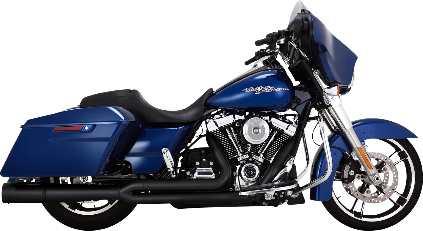 Vance & Hines Pro Pipe Black Exhaust for Harley Touring Road Glide King (2017–2025)