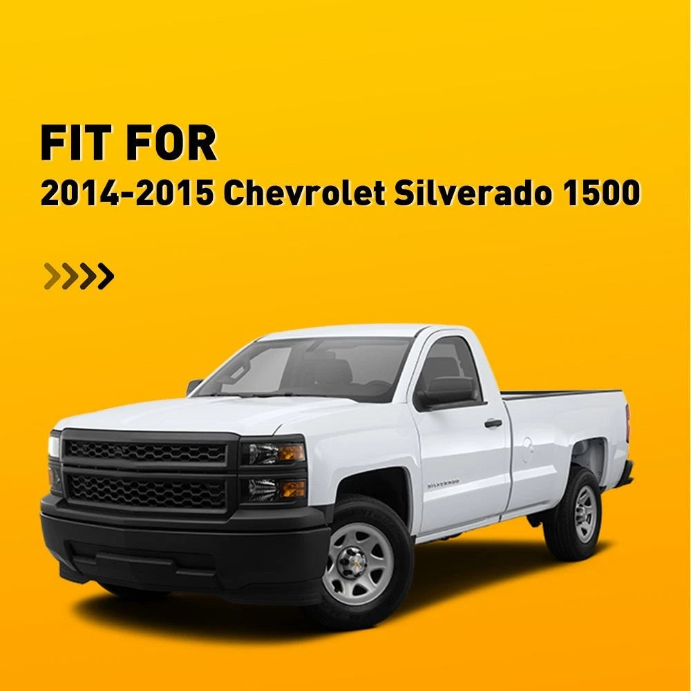 Front Bumper Plate License Bracket Tag Holder for Chevy Silverado 1500 (2014–2015)