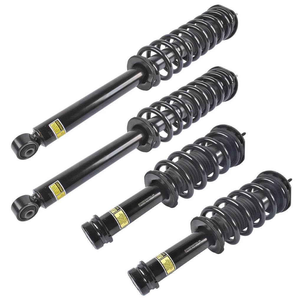 Set of 4 Shock Absorber Struts for Tesla Model S AWD (2015-2019)