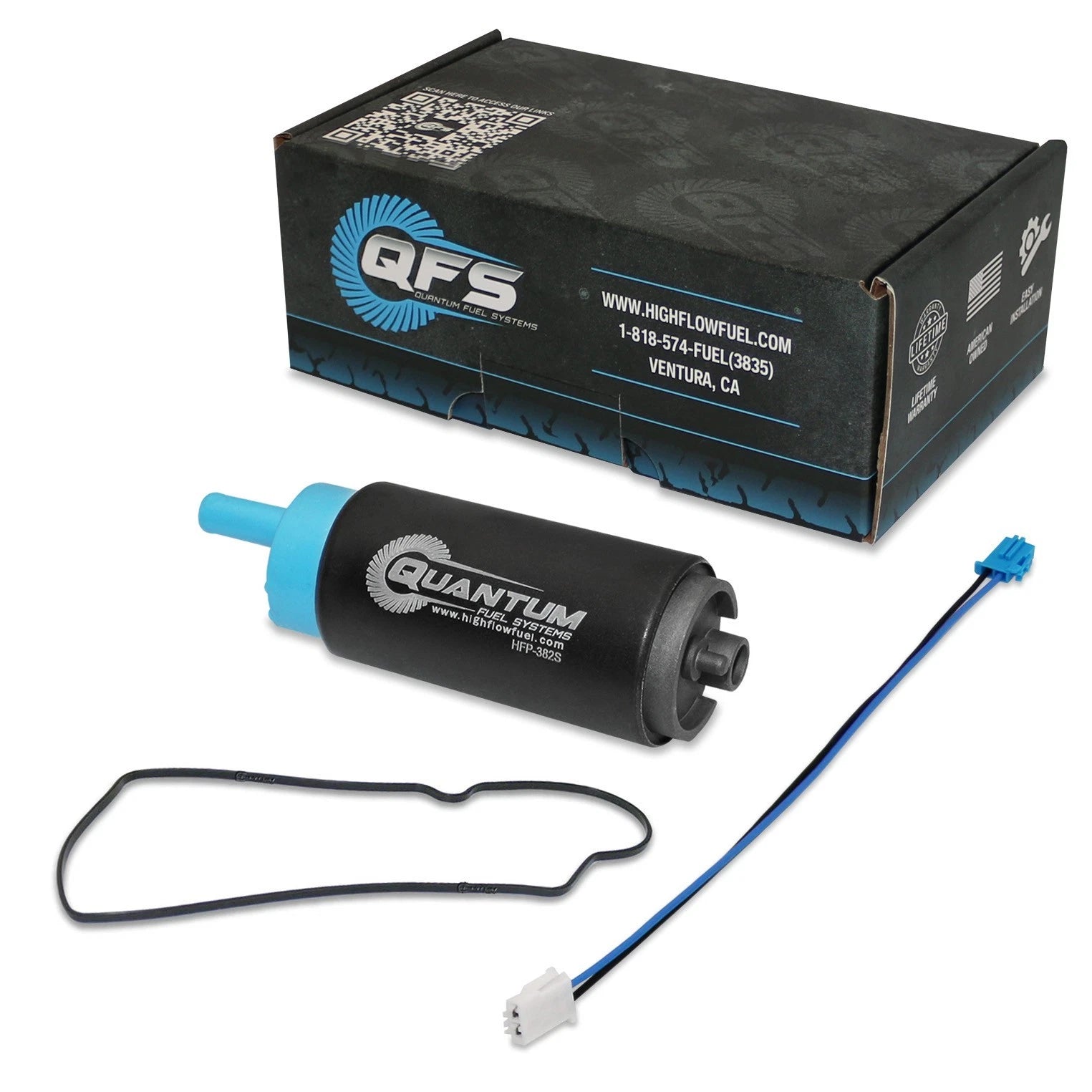 QFS Fuel Pump + Gasket for Yamaha Outboard F/L 300/350HP (2000–2023) AFP-4000 6AW-13907-00-00