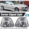 Pair Clear Turn Signal Light for BMW E36 3 Series (1992–1998)