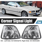 Pair Clear Turn Signal Light for BMW E36 3 Series (1992–1998)