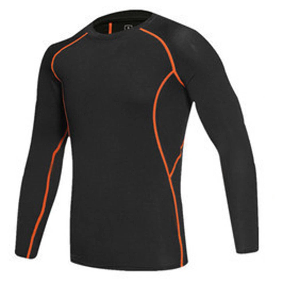 Compression Base Layer Top & Leggings Set for Men's Activewear