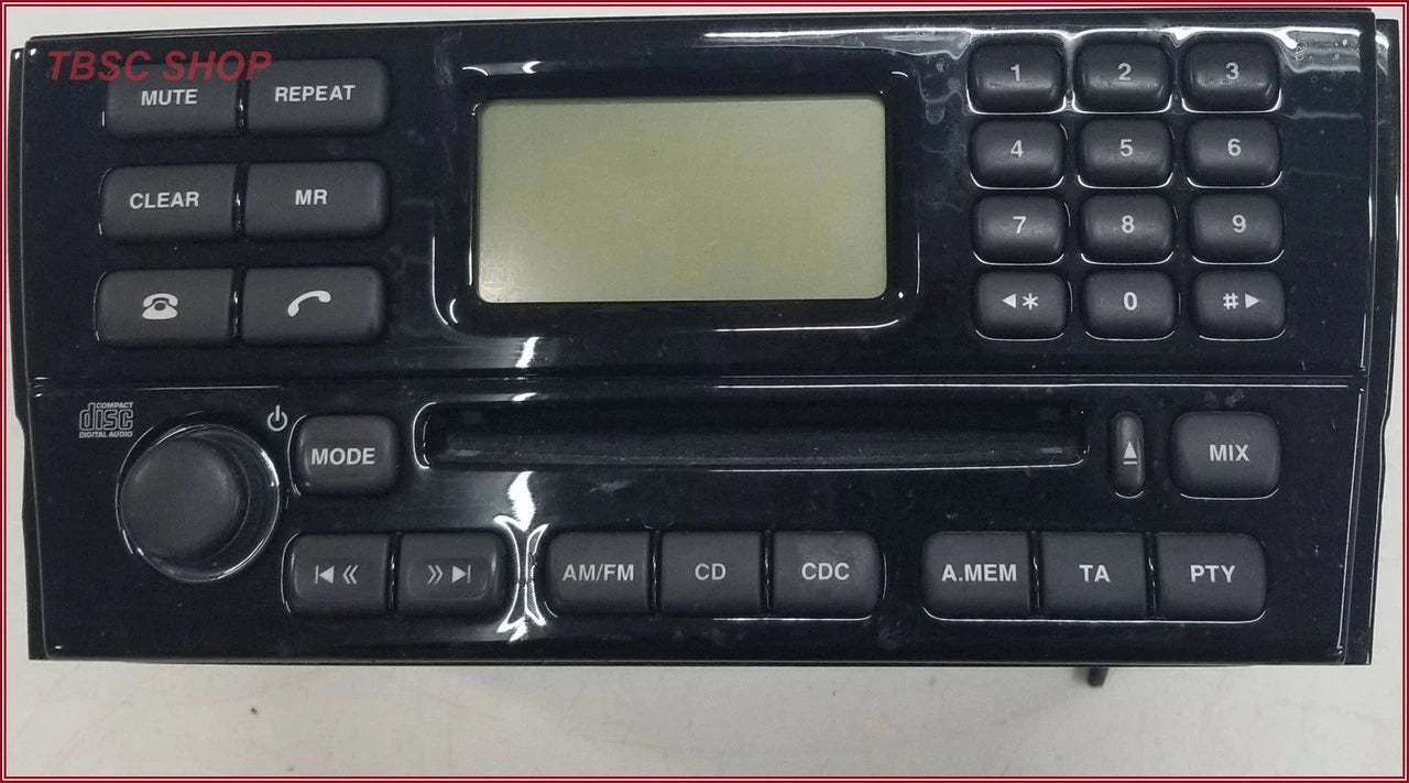 Radio CD Player Head Unit Receiver for Jaguar XJ8 XJR (2004–2008) 2W93-18B876-AL