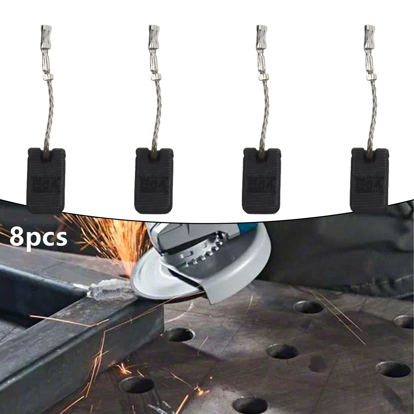 8Pcs Carbon Motor Brushes 5x10x16mm for Bosch GWS 1000 1100 1400 (10-15)