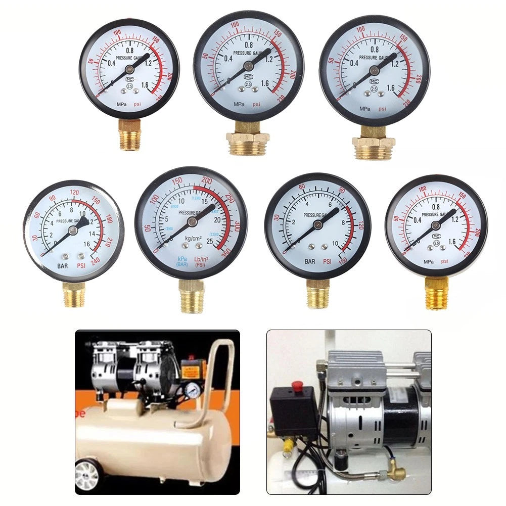 Pressure Gauge Meter for Y60 (0-1.6Mpa, 0-230PSI)