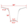 1 1/4" Ape Hanger 18" Handlebar for Harley Sportster 883 1200 Softail Dyna