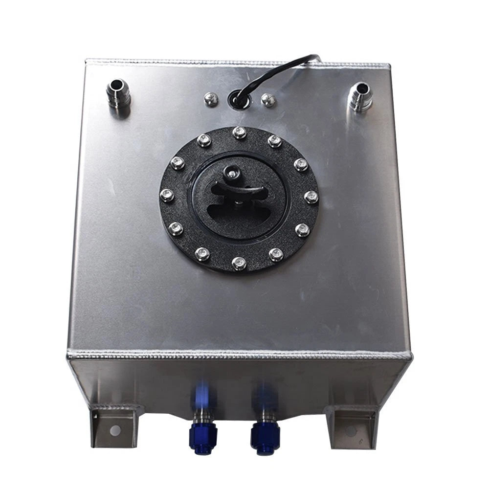 5 Gallon Fuel Cell Gas Tank for Racing/Street Applications (Polished Aluminum)