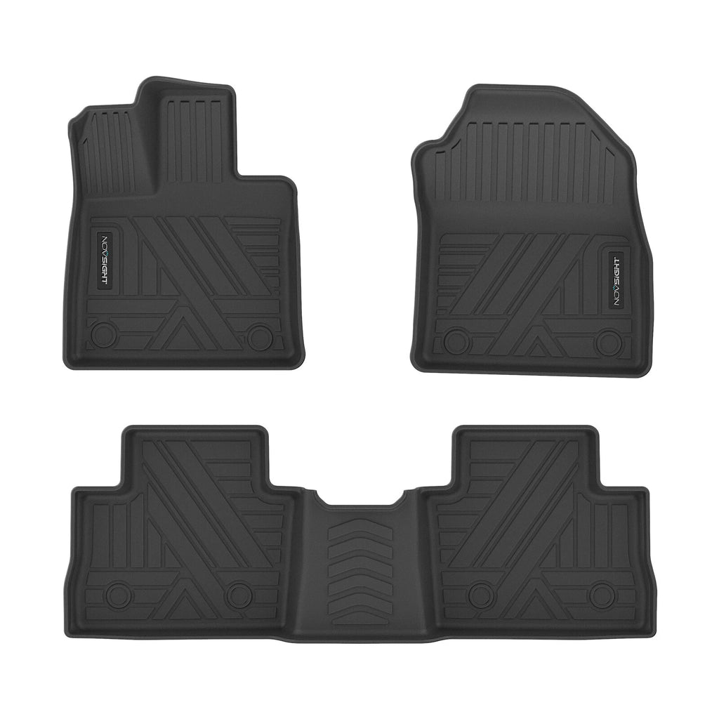 Set of 4 Floor Mat Liners for Toyota RAV4 (2020–2023) TPE All Weather