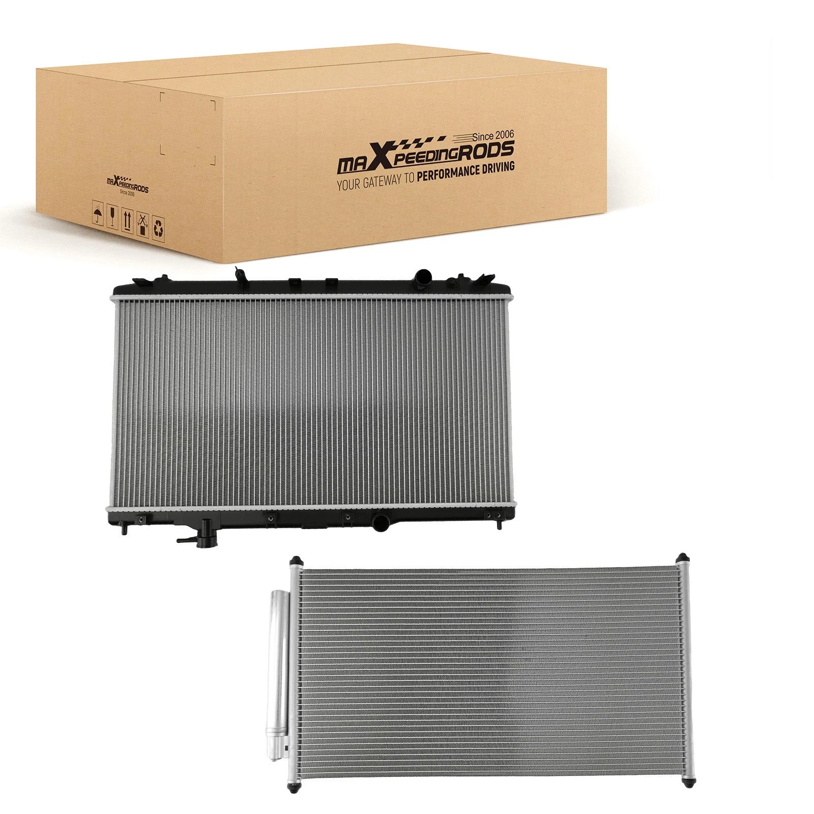 Coolant Radiator & AC Condenser for Honda Accord (2013–2017)