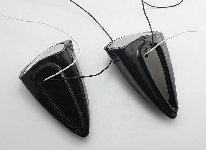LED Side Mounted Rear View Mirrors for Suzuki Honda Kawasaki Yamaha (Bike)