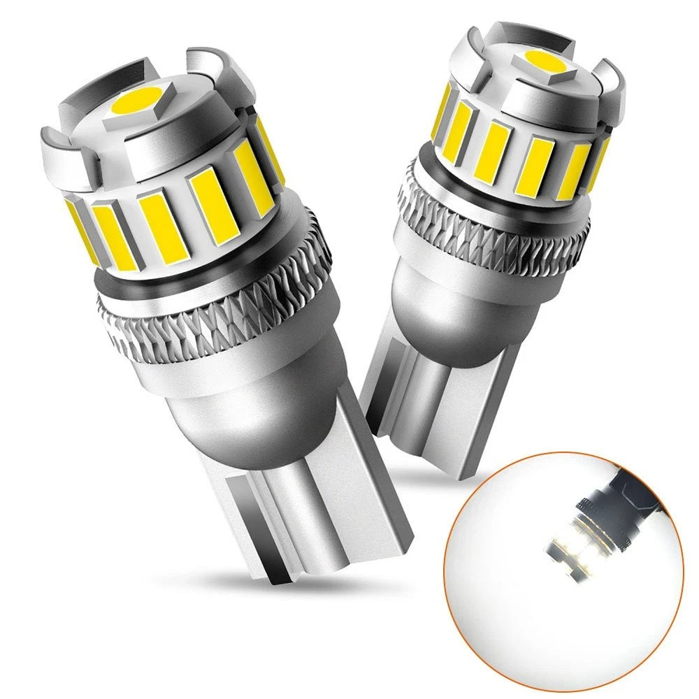 2X AUXITO T10 W5W 194 501 LED Side Light Bulbs 6500K Canbus