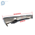Chrome Rear Step Bumper for Chevy S10 Sonoma Fleetside (1998-2004)