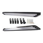Black Side Running Board Nerf Bars for Lincoln Aviator (2020–2023)