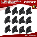 Set of 12 Hood Insulation Pad Clips for Mercedes W203 W204 W211 (2000–2016)