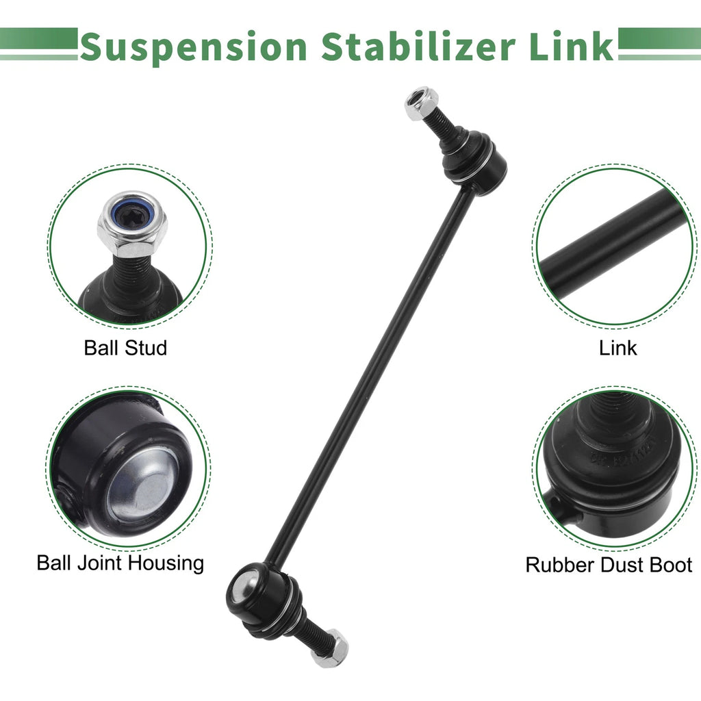 Set of 6 Tie Rod Ends Sway Bar Link for Buick Regal (2014–2017)