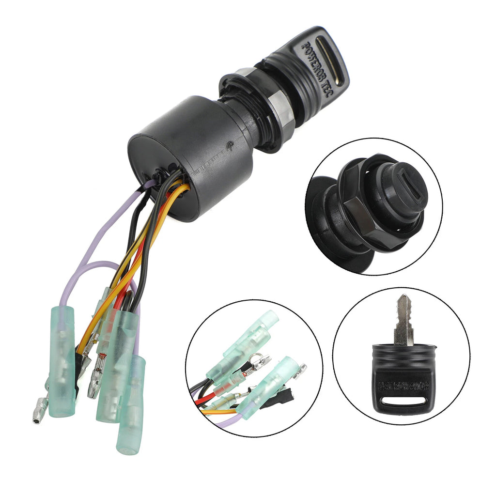 Ignition Key Switch for Mercury Outboard Control Box (87-17009A5)