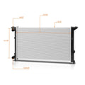 Aluminum Core Cooling Radiator for VW Golf/Jetta (1993–1999) DPI-1557